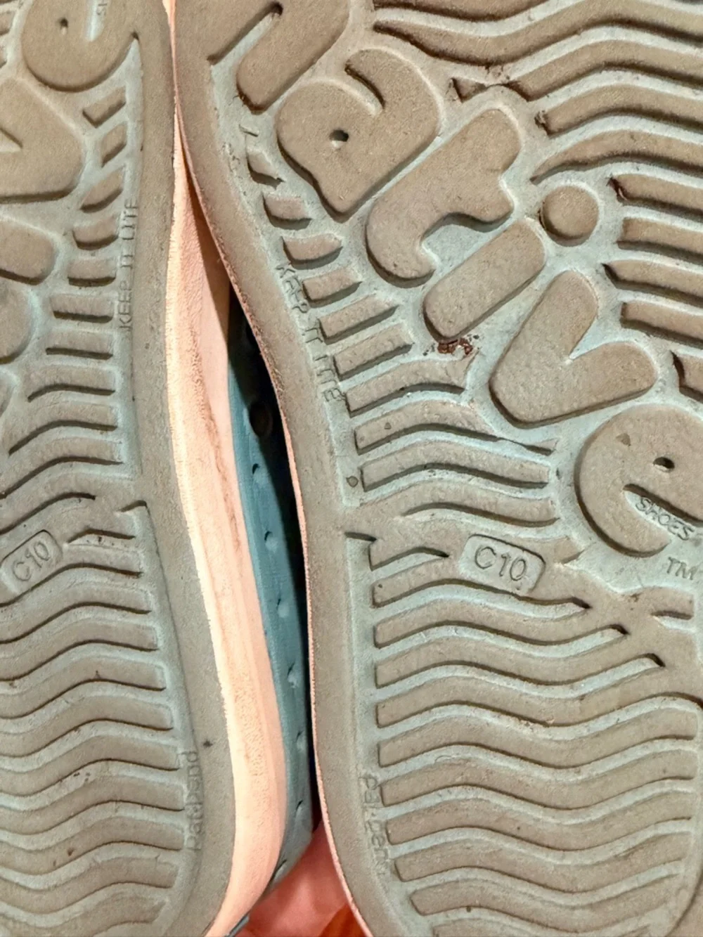 Native Kids Slip-On Water Shoes in Aqua Blue